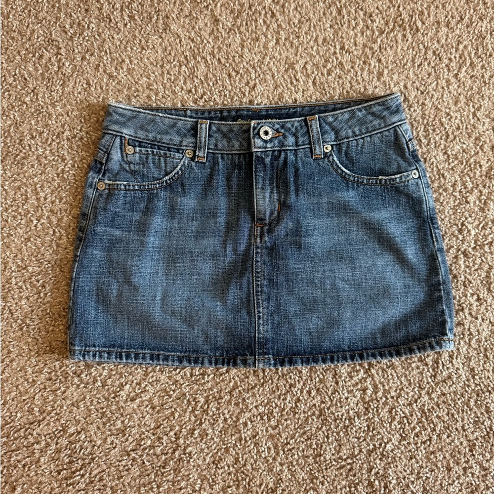 Guess Blue Denim Mini Skirt